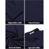imageCOOFANDY Mens Dress Shirts Long Sleeve Wrinkle Free Button Down Shirts Formal Business ShirtDark Blue