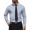 imageCOOFANDY Mens Dress Shirts Wrinkle Free Long Sleeve Button Down Shirt Formal Business ShirtsBlue Combo
