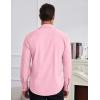 imageCOOFANDY Mens Dress Shirts Wrinkle Free Long Sleeve Button Down Shirt Formal Business ShirtsPink