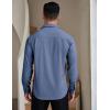 imageCOOFANDY Mens Dress Shirts Wrinkle Free Long Sleeve Button Down Shirts Formal Business ShirtBlue