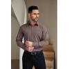 imageCOOFANDY Mens Dress Shirts Wrinkle Free Long Sleeve Button Down Shirts Formal Business ShirtBrown