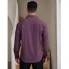 imageCOOFANDY Mens Dress Shirts Wrinkle Free Long Sleeve Button Down Shirts Formal Business ShirtDeep Purple