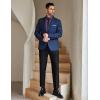 imageCOOFANDY Mens Dress Shirts Wrinkle Free Long Sleeve Button Down Shirts Formal Business ShirtDeep Purple