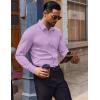 imageCOOFANDY Mens Dress Shirts Wrinkle Free Long Sleeve Button Down Shirts Formal Business ShirtLavender