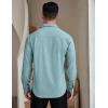 imageCOOFANDY Mens Dress Shirts Wrinkle Free Long Sleeve Button Down Shirts Formal Business ShirtLight Green