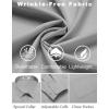 imageCOOFANDY Mens Dress Shirts Wrinkle Free Long Sleeve Button Down Shirts Formal Business ShirtLight Grey