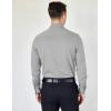 imageCOOFANDY Mens Dress Shirts Wrinkle Free Long Sleeve Button Down Shirts Formal Business ShirtLight Grey