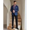 imageCOOFANDY Mens Dress Shirts Wrinkle Free Long Sleeve Button Down Shirts Formal Business ShirtPink