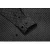 imageCOOFANDY Mens Dress Shirts Wrinkle Free Long Sleeve Button Down Shirts Formal Business ShirtPolka Dot Black