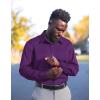 imageCOOFANDY Mens Dress Shirts Wrinkle Free Long Sleeve Button Down Shirts Formal Business ShirtPurple