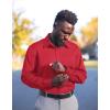 imageCOOFANDY Mens Dress Shirts Wrinkle Free Long Sleeve Button Down Shirts Formal Business ShirtRed