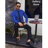 imageCOOFANDY Mens Dress Shirts Wrinkle Free Long Sleeve Button Down Shirts Formal Business ShirtRoyal Blue