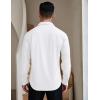 imageCOOFANDY Mens Dress Shirts Wrinkle Free Long Sleeve Button Down Shirts Formal Business ShirtWhite