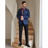 imageCOOFANDY Mens Dress Shirts Wrinkle Free Long Sleeve Button Down Shirts Formal Business ShirtWine Red