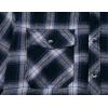 imageCOOFANDY Mens Fall Plaid Button Down Shirt Long Sleeve Casual Cowboy Work Shirts Lightweight Flannel Shirts Two PocketPlaidblack  Navy