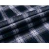 imageCOOFANDY Mens Fall Plaid Button Down Shirt Long Sleeve Casual Cowboy Work Shirts Lightweight Flannel Shirts Two PocketPlaidblack  Navy