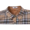 imageCOOFANDY Mens Fall Plaid Button Down Shirt Long Sleeve Casual Cowboy Work Shirts Lightweight Flannel Shirts Two PocketPlaidkhaki
