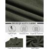 imageCOOFANDY Mens Flannel Shirts Long Sleeve Lightweight Plaid Shirt Casual Button Down Shirts JacketArmy Green