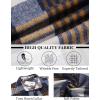 imageCOOFANDY Mens Flannel Shirts Long Sleeve Lightweight Plaid Shirt Casual Button Down Shirts JacketBlue Plaid