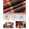 imageCOOFANDY Mens Flannel Shirts Long Sleeve Lightweight Plaid Shirt Casual Button Down Shirts JacketOrange Red