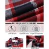 imageCOOFANDY Mens Flannel Shirts Long Sleeve Lightweight Plaid Shirt Casual Button Down Shirts JacketRed