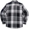 imageCOOFANDY Mens Flannel Shirts Long Sleeve Plaid Shirt Jacket Button Down Shirt with PocketsBlack