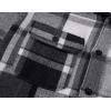 imageCOOFANDY Mens Flannel Shirts Long Sleeve Plaid Shirt Jacket Button Down Shirt with PocketsBlack