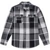 imageCOOFANDY Mens Flannel Shirts Long Sleeve Plaid Shirt Jacket Button Down Shirt with PocketsBlack
