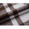 imageCOOFANDY Mens Flannel Shirts Long Sleeve Plaid Shirt Jacket Button Down Shirt with PocketsBrown  White