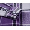 imageCOOFANDY Mens Flannel Shirts Long Sleeve Plaid Shirt Jacket Button Down Shirt with PocketsPurple
