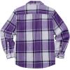 imageCOOFANDY Mens Flannel Shirts Long Sleeve Plaid Shirt Jacket Button Down Shirt with PocketsPurple