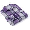 imageCOOFANDY Mens Flannel Shirts Long Sleeve Plaid Shirt Jacket Button Down Shirt with PocketsPurple