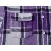 imageCOOFANDY Mens Flannel Shirts Long Sleeve Plaid Shirt Jacket Button Down Shirt with PocketsPurple