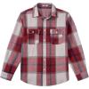 imageCOOFANDY Mens Flannel Shirts Long Sleeve Plaid Shirt Jacket Button Down Shirt with PocketsWine Red