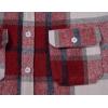 imageCOOFANDY Mens Flannel Shirts Long Sleeve Plaid Shirt Jacket Button Down Shirt with PocketsWine Red