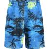 imageCOOFANDY Mens Hawaiian Matching Shirt and Shorts Set Summer Beach 2 Piece Outfits Short Sleeve Cuban Shirts and ShortsCoconut Trees