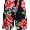 imageCOOFANDY Mens Hawaiian Matching Shirt and Shorts Set Summer Beach 2 Piece Outfits Short Sleeve Cuban Shirts and ShortsDream Garden