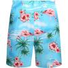imageCOOFANDY Mens Hawaiian Matching Shirt and Shorts Set Summer Beach 2 Piece Outfits Short Sleeve Cuban Shirts and ShortsFlamingo