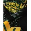 imageCOOFANDY Mens Hawaiian Matching Shirt and Shorts Set Summer Beach 2 Piece Outfits Short Sleeve Cuban Shirts and ShortsRainforestyellow