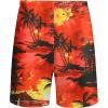 imageCOOFANDY Mens Hawaiian Matching Shirt and Shorts Set Summer Beach 2 Piece Outfits Short Sleeve Cuban Shirts and ShortsSunset
