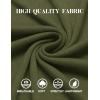 imageCOOFANDY Mens Henley Shirts Long Sleeve Lightweight Buttons TShirts Casual Basic Pullover TopArmy Green