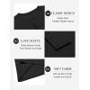 imageCOOFANDY Mens Henley Shirts Long Sleeve Lightweight Buttons TShirts Casual Basic Pullover TopBlack