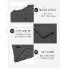 imageCOOFANDY Mens Henley Shirts Long Sleeve Lightweight Buttons TShirts Casual Basic Pullover TopDark Grey