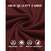 imageCOOFANDY Mens Henley Shirts Long Sleeve Lightweight Buttons TShirts Casual Basic Pullover TopWine Red