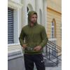 imageCOOFANDY Mens Hooded Pullover Casual Long Sleeve Drawstring Gym Hoodies Sweatshirts with PocketArmy Green
