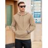 imageCOOFANDY Mens Hooded Pullover Casual Long Sleeve Drawstring Gym Hoodies Sweatshirts with PocketCamel