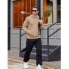 imageCOOFANDY Mens Hooded Pullover Casual Long Sleeve Drawstring Gym Hoodies Sweatshirts with PocketCamel