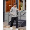 imageCOOFANDY Mens Hooded Pullover Casual Long Sleeve Drawstring Gym Hoodies Sweatshirts with PocketLight Grey