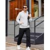 imageCOOFANDY Mens Hooded Pullover Casual Long Sleeve Drawstring Gym Hoodies Sweatshirts with PocketWhite