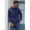 imageCOOFANDY Mens Hoodies Pullover Fleece Lined Hoodie Casual Long Sleeve Drawstring Hooded Sweatshirts with Kanga PocketBlue Purple